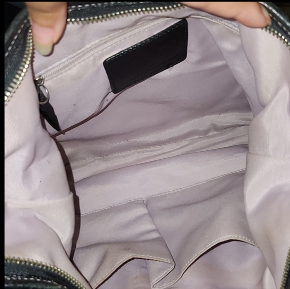 *Reposh* Coach Horse Carriage Jacquard Hobo Bag - Picture 8 of 10